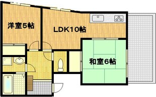 サンホーハイツの物件間取画像